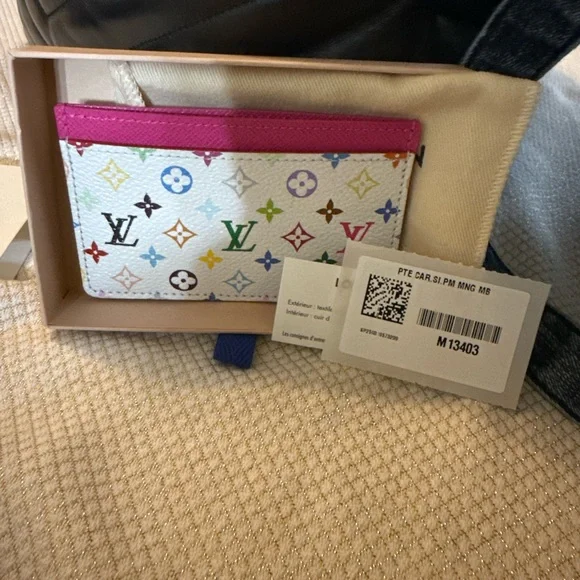 Louis Vuitton Colorful Monogram Card Holder - Picture 1 of 5